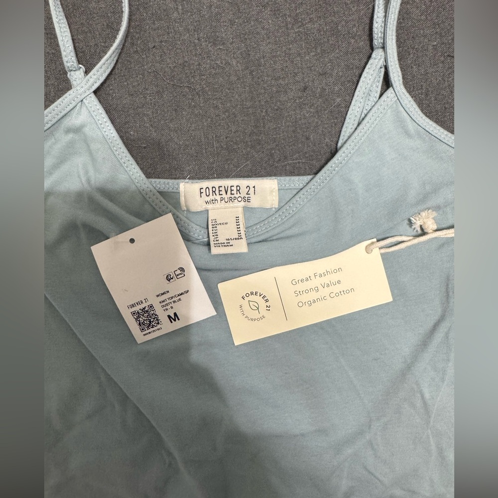 Forever 21 Sky Blue Organic Cotton Cami - Picture 2 of 2